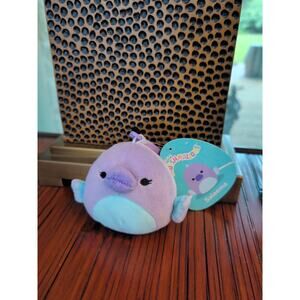 Squishmallows 3.5" Inch Clip-On Saleema the Paddle Fish Plush Toy #2695 Rare